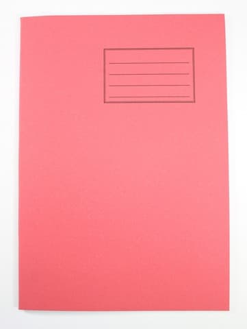 Best for Budgets -A4 Exercise Books 60pg - Blank - Red