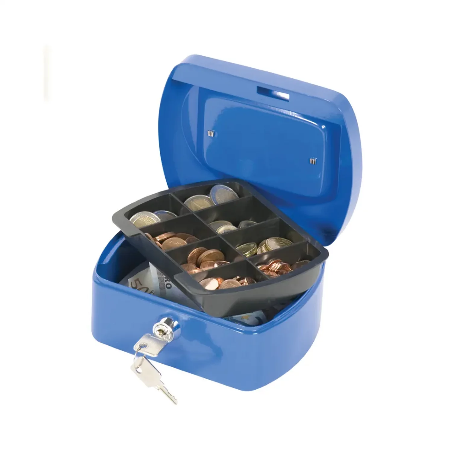 Cash Boxes 6" Blue