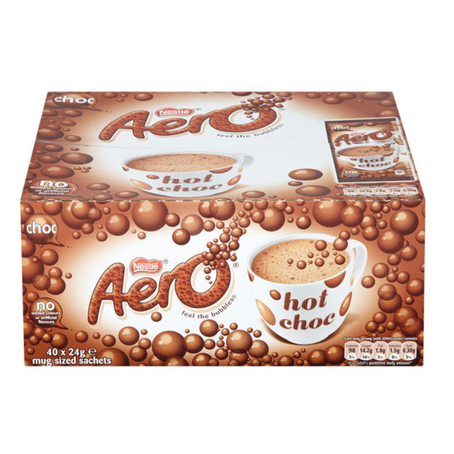 Aero Hot Drinking Chocolate Sachets 24g