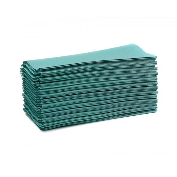 C-Fold Hand Towel 1Ply (Green)