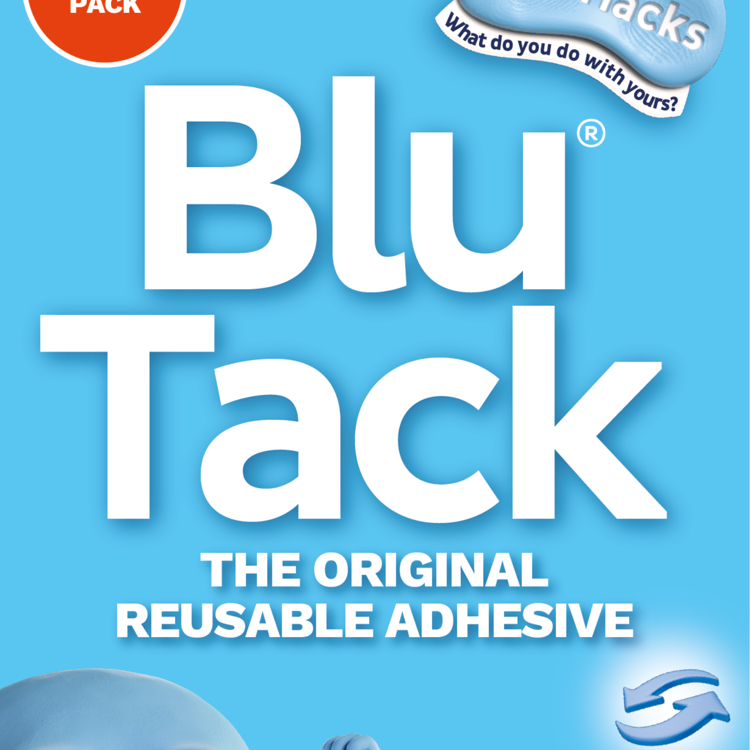 Blu-Tack Economy Pack 120g Pack of 12