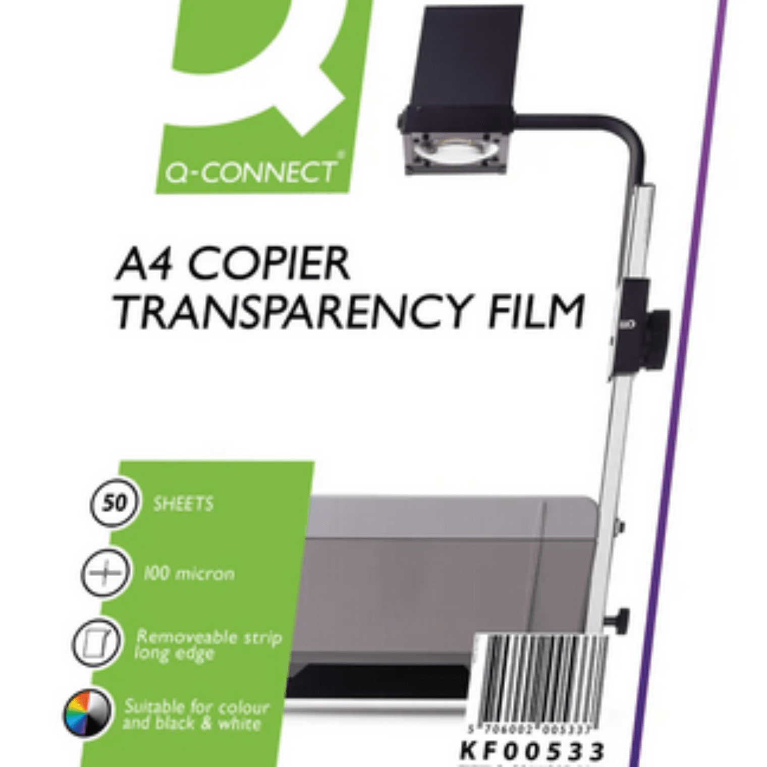 OHP Transparencies A4 Laser Printer Film Plain