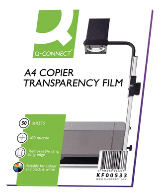 OHP Transparencies A4 Laser Printer Film Plain